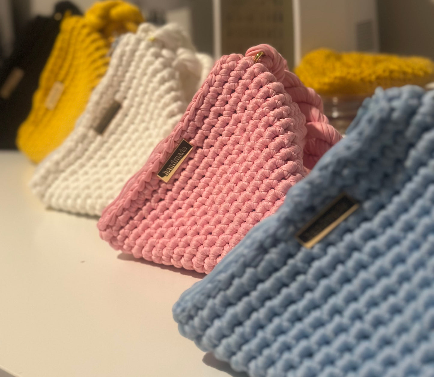 Pyramid Crochet Bag