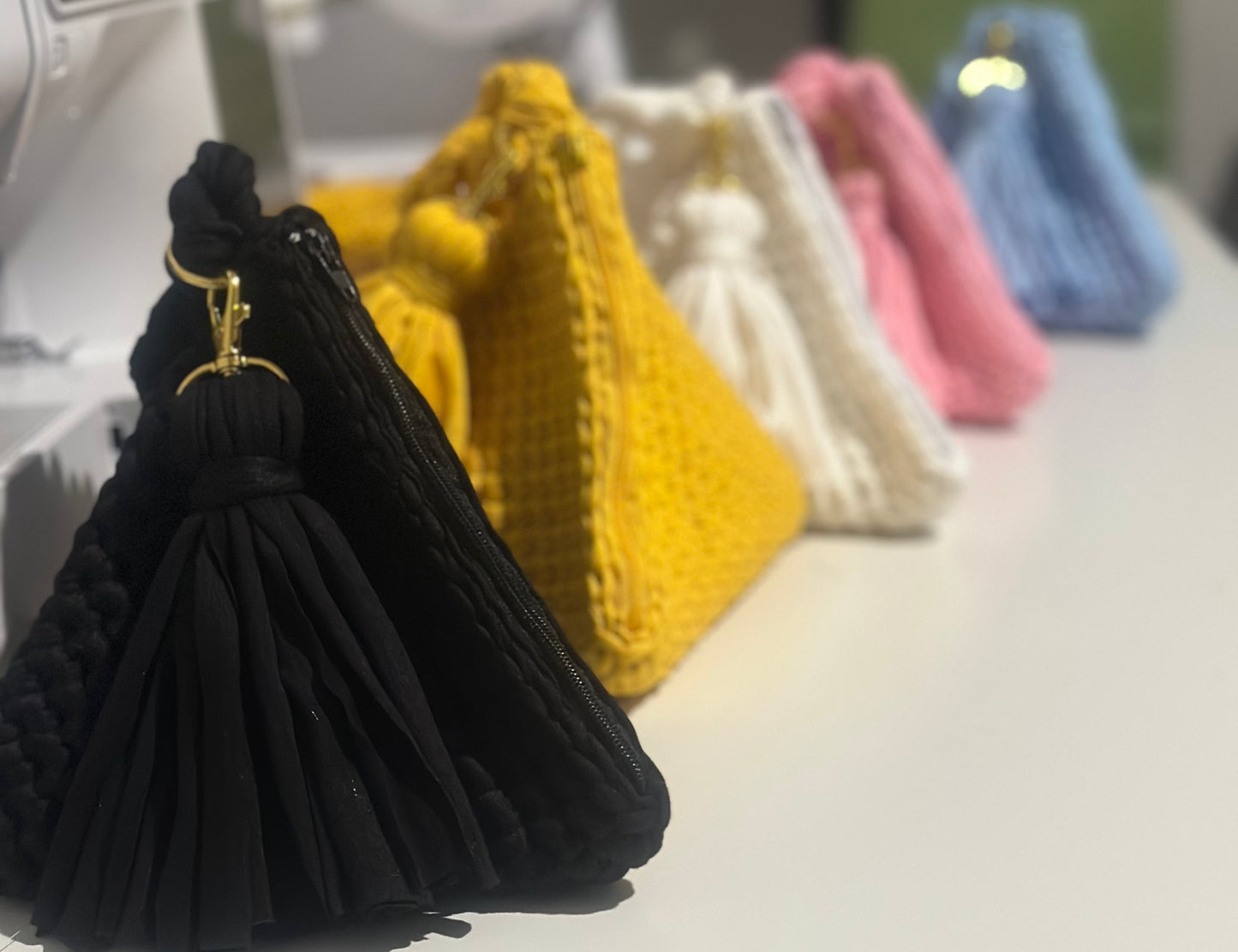 Pyramid Crochet Bag
