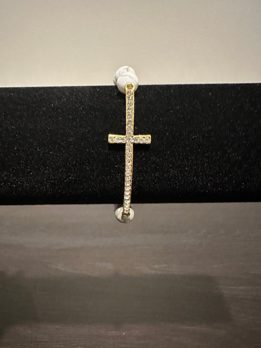 Marble Cross bracelet