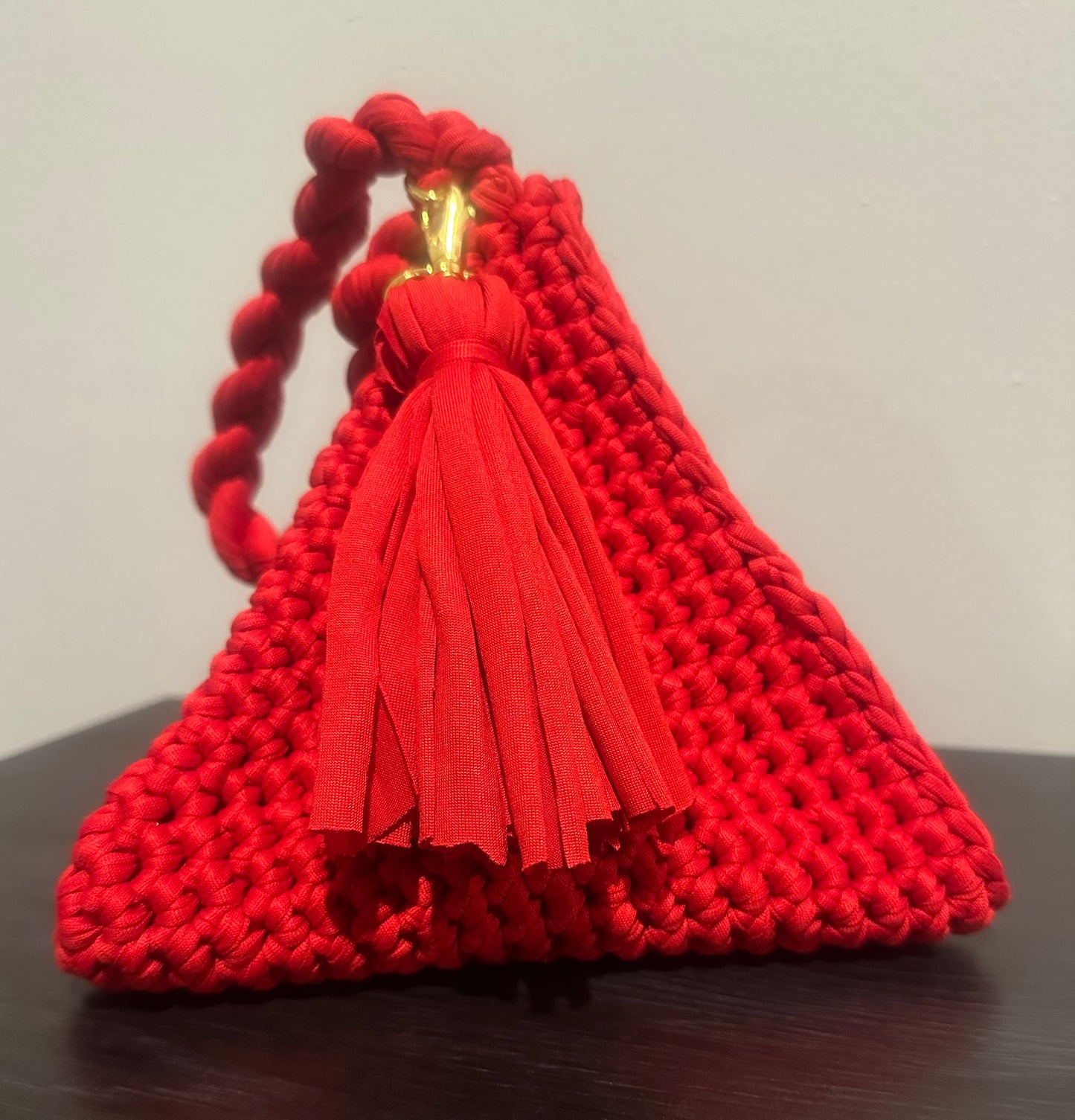 Pyramid Crochet Bag