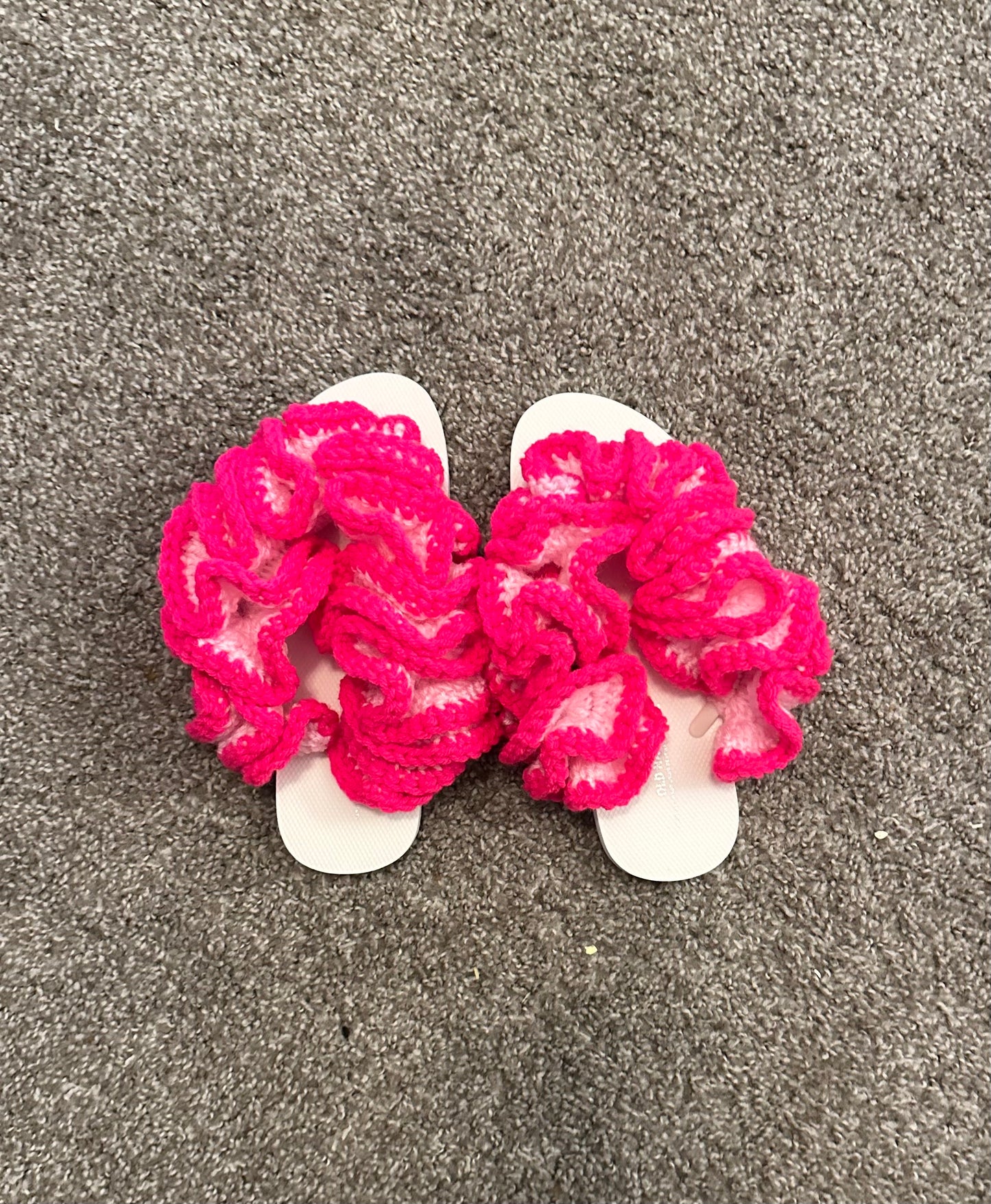 Women's Ruffle Flip Flop - White